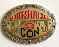 Plakette 9. NSU Deutschlandtreffen 1969 Solingen Emblem Abzeichen Sammler