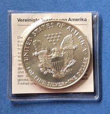 1 Dollar Amerika 1989. 1 oz. Fine Silver 40,6 mm