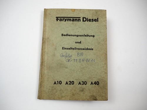 Original farymann diesel - farymann, a