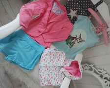 4 er SET H&M Bambi 110 116 Blazer Holland Shorts NO Name Topolino Sweatjacke