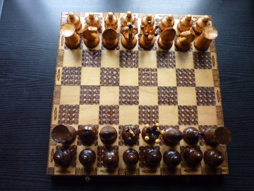 Schachspiel holz - schachspiel,