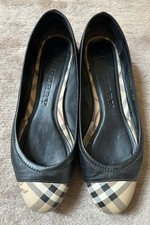 Burberry Ballerinas Original Schuhe Größe 40 Damenschuhe Halbschuhe Check Muster