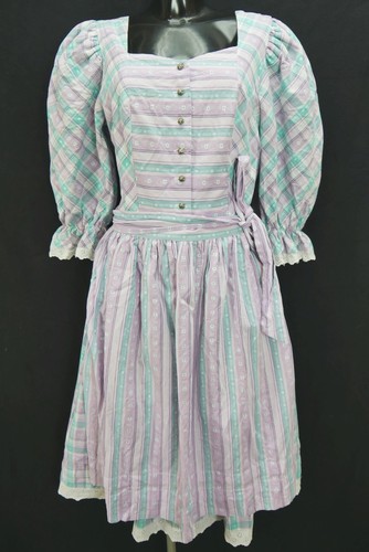 Dirndl 80er vintage lila - dirndl,