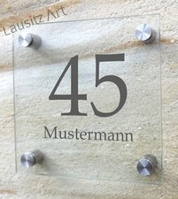 Hausnummer Türschild