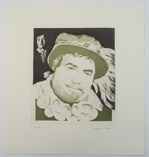 Eberhard Schlotter/ Farbadierung/handsigniert/ 300 Exemplare/Don Quijote/24