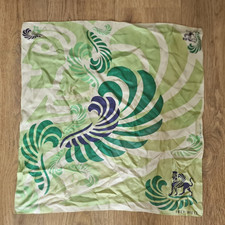 Seidentuch FREYWILLE 100% Seide Mustertuch Tuch Seidenschal 53cm TOP Schal Wille