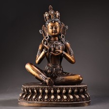 15,7" Tibet Bronze Grün Tara