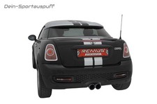 Remus Sportauspuff +Klappenstrg Mini Cooper S R58 R59 2x98mm Street Race