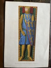 Original antiker Druck Henry