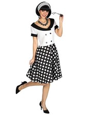 50er Jahre Polka Dot Kleid -