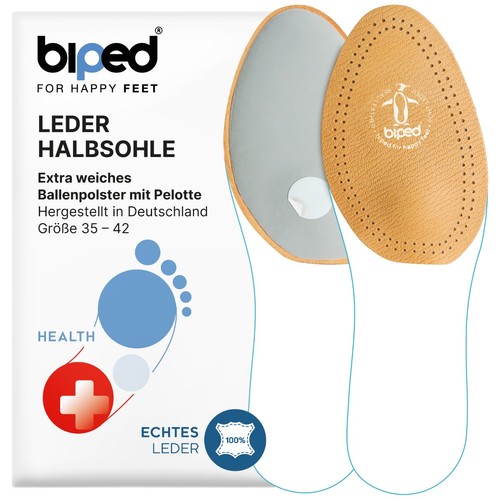 Biped leder halbsohlen mit - biped,