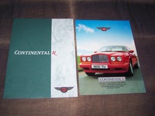 TOPRARITÄT Herrliche Prospekt Mappe Bentley Continental R von 1991 !!!