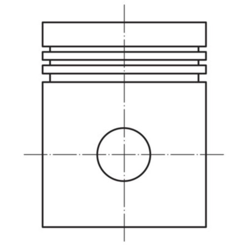 Kolben mahle 037 - 03, für