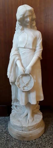 Alabasterfigur 1900 - um,