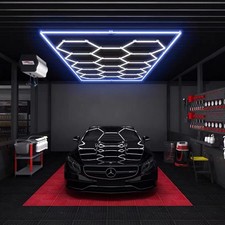 14x Hexagon Garage LED Lampe Röhren Werkstatt Wand Decken Leuchte Beleuchtung DE