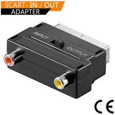 Scart auf 2x Cinch Buchsen RCA