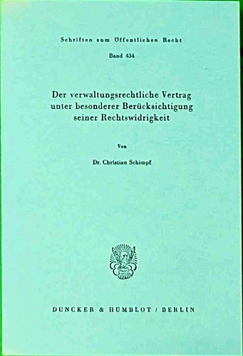 Der verwaltungsrechtliche