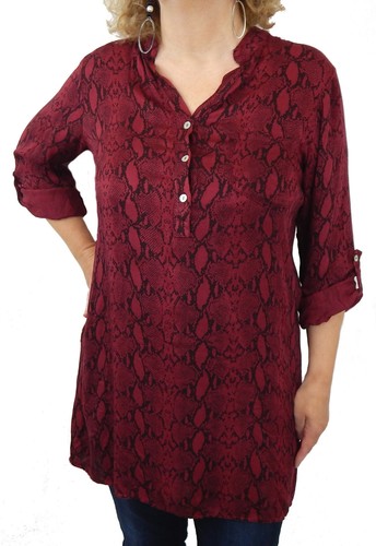 Ella jonte long bluse tunika - jonte,