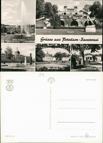 Ansichtskarte potsdam - ansichtskarte,