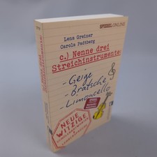 Nenne drei Streichinstrumente