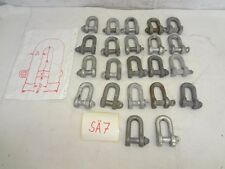 1x Schäkel Bau  hochfest gerade  ex Bundeswehr (SÄ7)