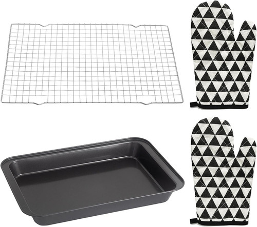 Backblech set mit - mit, gitter