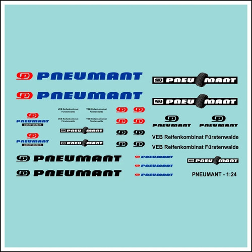 Waterslide decal ddr - 1:24,