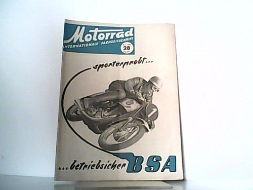 Motorrad jahrgang heft 28 - motorrad., jahrgang,