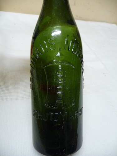 6794 alte glasflasche - alte,