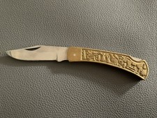 Taschenmesser Schalen Messing Solingen Rostfrei Klappmesser