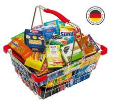 Tanner - Der kleine Kaufmann DEKO Metall Einkaufskorb (Kaufladenzubehör, mi ...