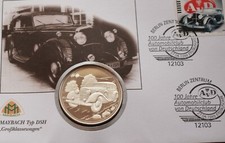 MAYBACH MERCEDES BENZ DSH USA MEDAILLE STEMPEL Cover Oldtimer Auto KFZ PP