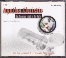 Hörbuch Agatha Christie - Das fehlende Glied in der Kette, 3 CDs, Hercule Poiret