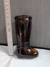 Trinkgefäß Bierstiefel Turnier Glasstiefel Bierglas Blumenvase Deko Gebraucht 1