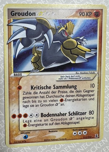 Pokémon groudon gold star - gold,