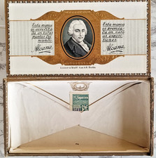 historische Zigarrenkiste Loeser & Wolff Alcana Grandiosa Holz leer