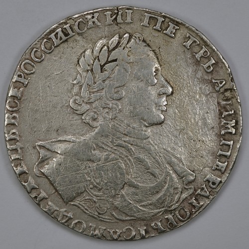 Russland rubel 1722 peter - russland, i