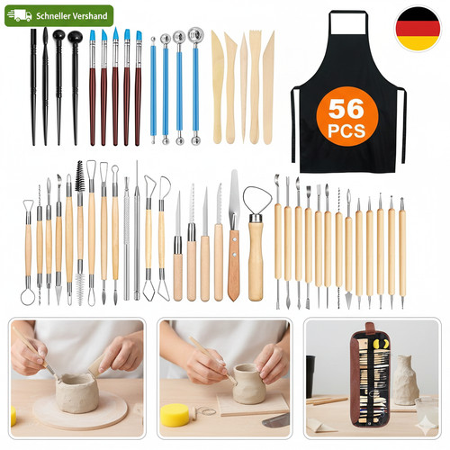 Modellierwerkzeug set - modellierwerkzeug, set,56