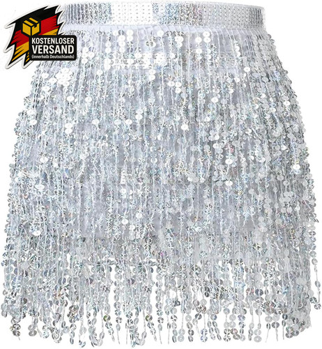 Bauchtanz paillettenrock damen - bauchtanz,