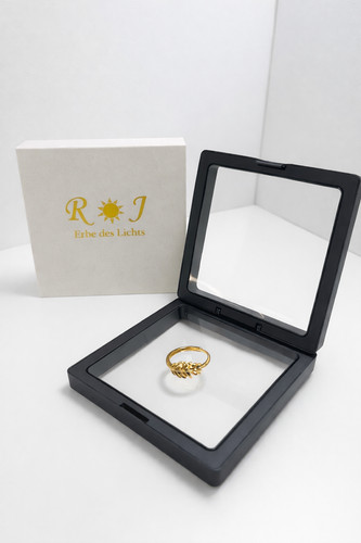 Ring feder form gold 925 - ring, in