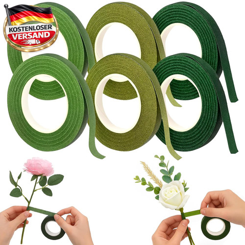Floristenband grün 12mm 27m - grün,