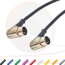 Abgewinkelte 5 Pin DIN Midi