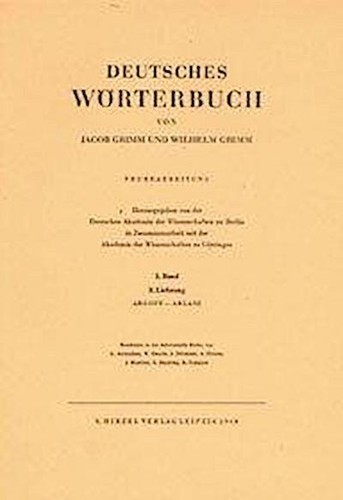 Deutsches wörterbuch - deutsches,