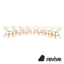 8er Garnitur Casamania Vad Chair Kunststoff Stuhl Weiß Esszimmer
