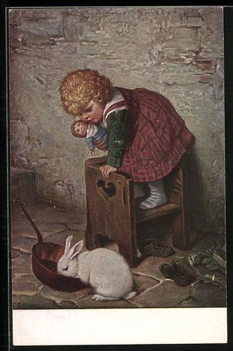 Künstler hermann kaulbach - künstler-ak,