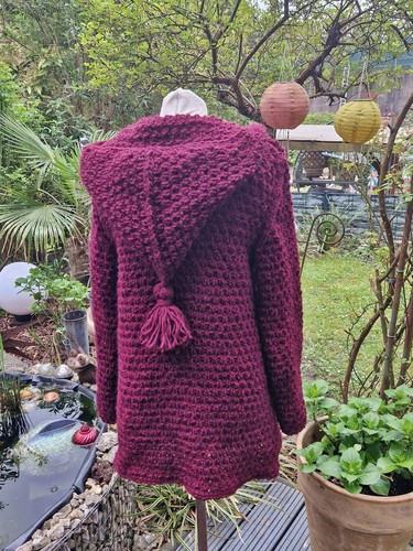 Strickmantel aus islandwolle - aus,