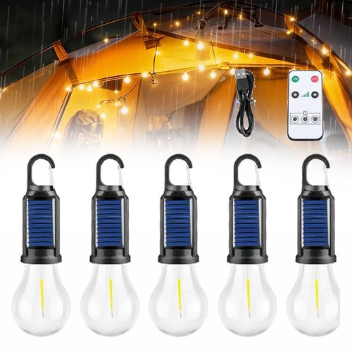 Led solarleuchte solarzelt - 5x,