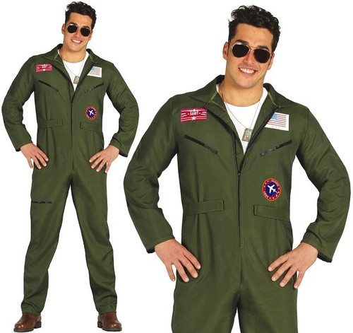 Herren jagdflieger kostüm - jagdflieger,