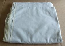 Bettuch / Bettlaken: BW, ohne Gummizug: hellBlau, 245x150cm!