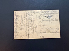 DR Feldpost Karte WK I KD